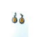26 g. Antique Baltic amber set of necklace and earrings - 13