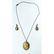 26 g. Antique Baltic amber set of necklace and earrings