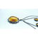 26 g. Antique Baltic amber set of necklace and earrings - 4
