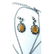 26 g. Antique Baltic amber set of necklace and earrings - 5