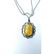 26 g. Antique Baltic amber set of necklace and earrings - 8
