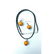 11.6 g. Antique Baltic amber set of necklace and