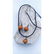11.6 g. Antique Baltic amber set of necklace and - 2