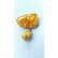10 g. 100% natural Baltic amber brooch with pendant - 7
