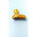 10 g. 100% natural Baltic amber brooch with pendant - 8