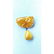 10 g. 100% natural Baltic amber brooch with pendant - 9