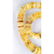 75 gram Necklace from 100% natural Baltic amber button - 9