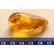Amber stone with insect, inclusion some rare fly - 8