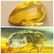 Gem stone with insect, inclusion faceted natural Baltic
