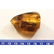 Natural Baltic amber stone with insect, inclusion some - 8
