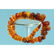 81 g. Vintage 100% natural Baltic amber necklace white - 7