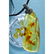 Natural Baltic amber pendant with fly (Diptera) insect, - 2