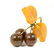 100% natural Baltic amber brooch vintage berries
