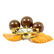 100% natural Baltic amber brooch vintage berries - 3