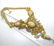 Amazing Vintage Amber Floral Necklace made from leaf - 8