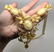 Amazing Vintage Amber Floral Necklace made from leaf - 9