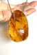 Fascinating Amber Pendant with chain, shaped like a - 4