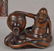 19c shunga netsuke DIVER GIRL & OCTOPUS by NOBUCHIKA ex