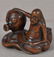 19c shunga netsuke DIVER GIRL & OCTOPUS by NOBUCHIKA ex - 6