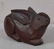 19c netsuke Hida school CROUCHING RABBIT - 2