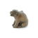Wooden Netsuke, Growling Dog, Original Japanese - 3