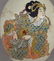 19c Satsuma vase RAKAN with Benten & attendant - 5