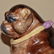 Victorian 19th Century Majolica Pug - 6