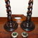 Pair of Impressive 18-1/2-Inch High Oak Barley Twist - 4