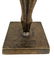 Abstract bronze sculpture of an embracing couple - 5