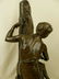 Large Antique Bronze Statue of young lady LE SOUVENIR - 10