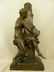 Large Antique Bronze Statue of young lady LE SOUVENIR