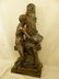 Large Antique Bronze Statue of young lady LE SOUVENIR - 2