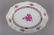 Herend Chinese Bouquet Raspberry Oval Dish #212/AP