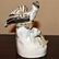 Rare Victorian Staffordshire Bird and Nest Quill - 4
