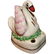 Victorian Staffordshire Swan Quill Holder, Circa 1860
