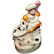 Victorian Staffordshire Quill Holder of Child, Dog and