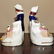 Pair of Victorian Staffordshire Quill Holders with - 6
