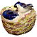 Victorian Staffordshire Bird and Nest Quill Holder,