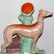 Rare 19th Century Victorian Staffordshire Spill Vase - 2