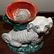 Large 19th Century Staffordshire Comforter Spaniel with - 5