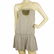 Urban by Pink Soda Gray Cotton Strapless Basic Casual