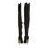 Deimille Black Suede Over The Knee Boots Pointed Toe - 6