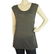 Helmut Lang Gray Long Blouse Wide Cap Sleeves T-Shirt
