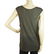 Helmut Lang Gray Long Blouse Wide Cap Sleeves T-Shirt - 2