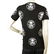 Philipp Plein Junior Black Skulls Top Cotton T - Shirt - 2