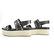Vince Camuto Black Studded Leather Espadrille Flatforms - 4