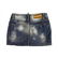 DSquared 2 Blue Denim washed out Trimming Mini Skirt IT - 2
