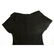 Fuzzi Black Short Sleeves Asymmetric Hemline Viscose - 4