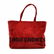 Authentic Fendi Vintage Red Velvet Tote Bag - 2