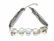 Bold Statement Necklace Neck Chain Pastel Translucent - 2